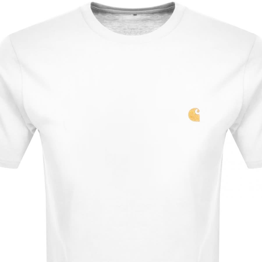 Alternative Image for ProductCarhartt Chase Short Sleeved T Shirt White2